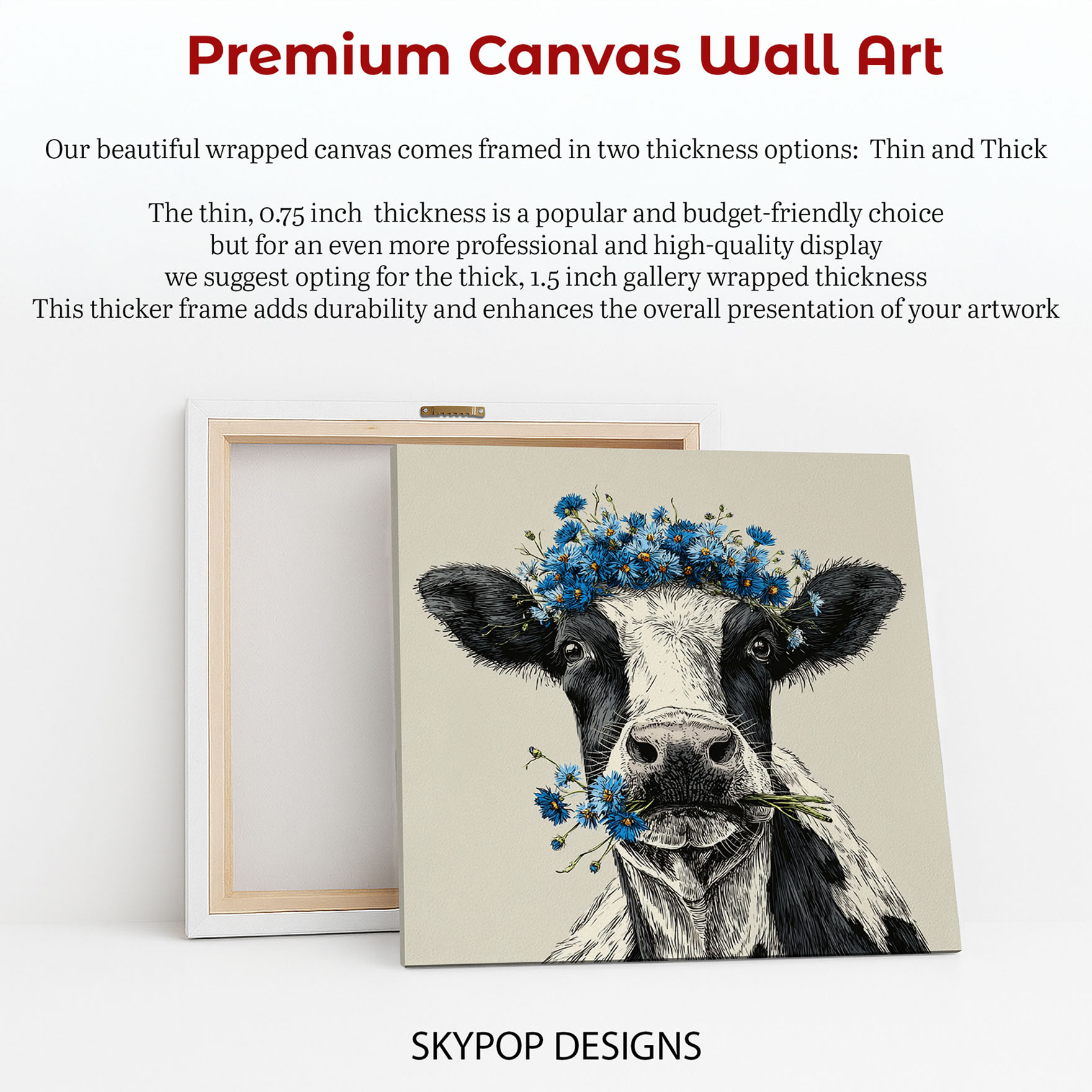 6.jpg Highland Cow Flower Art