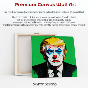 Donald Trump Joker Face Art
