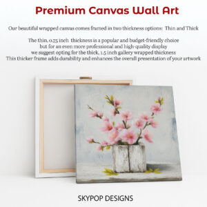 Cherry Blossom Vase Art