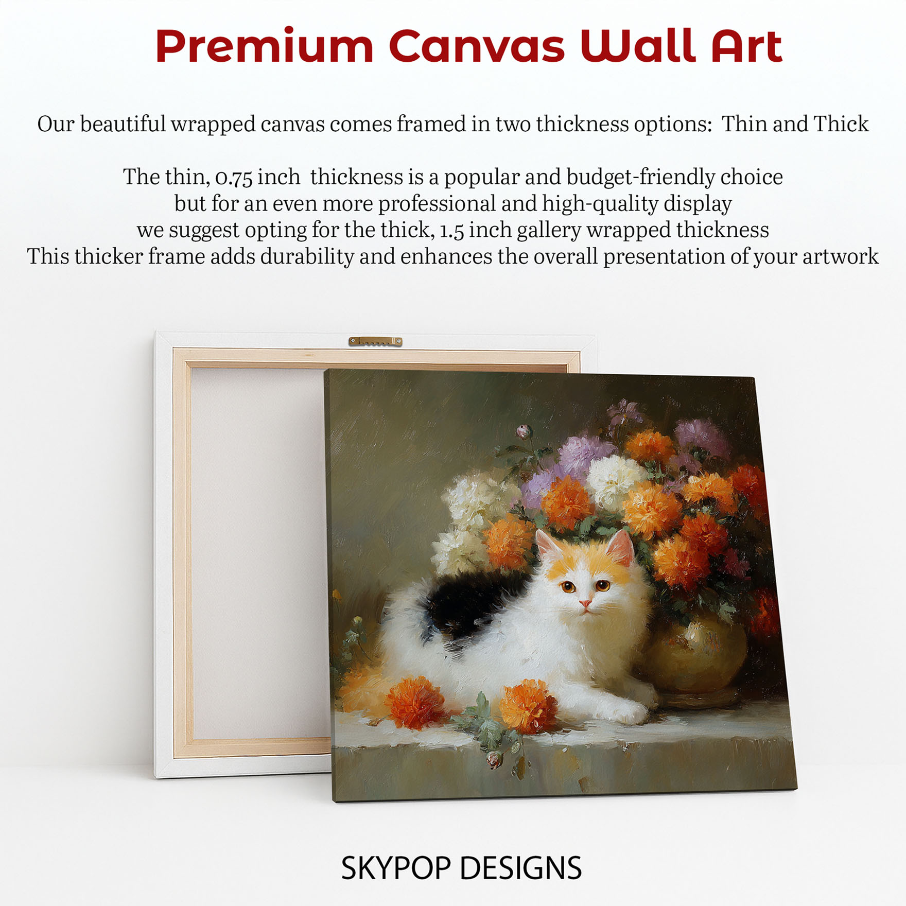 6.jpg Cat Chrysanthemum Art