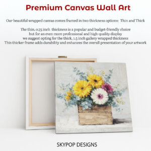 Gerbera Daisy Bouquet Art