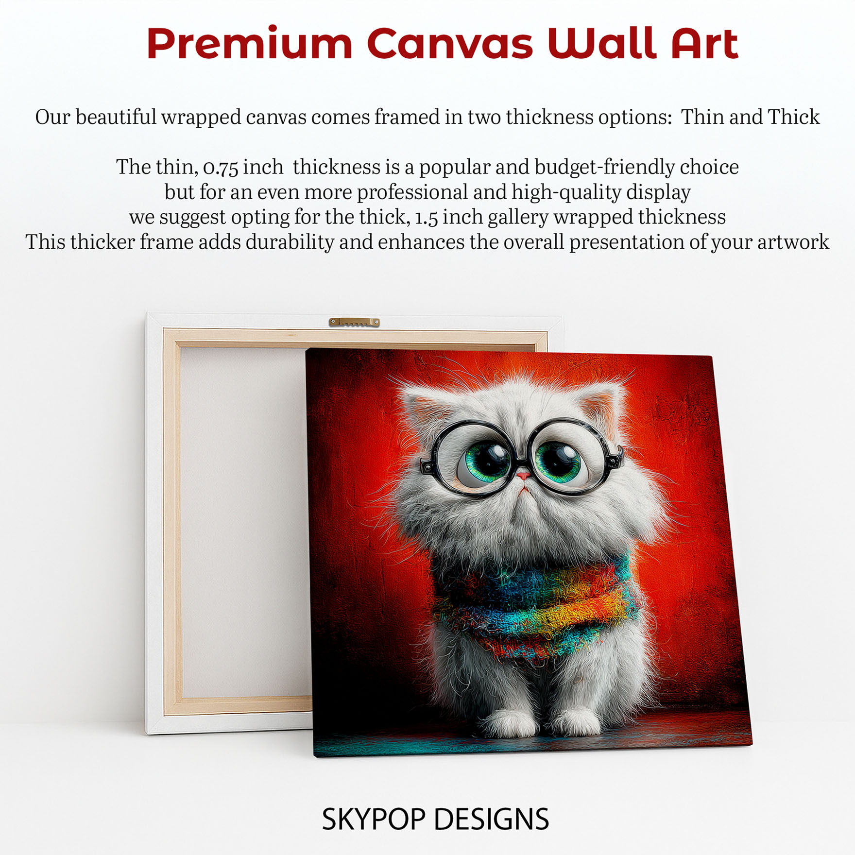 6.jpg Kitten With Glasses Art