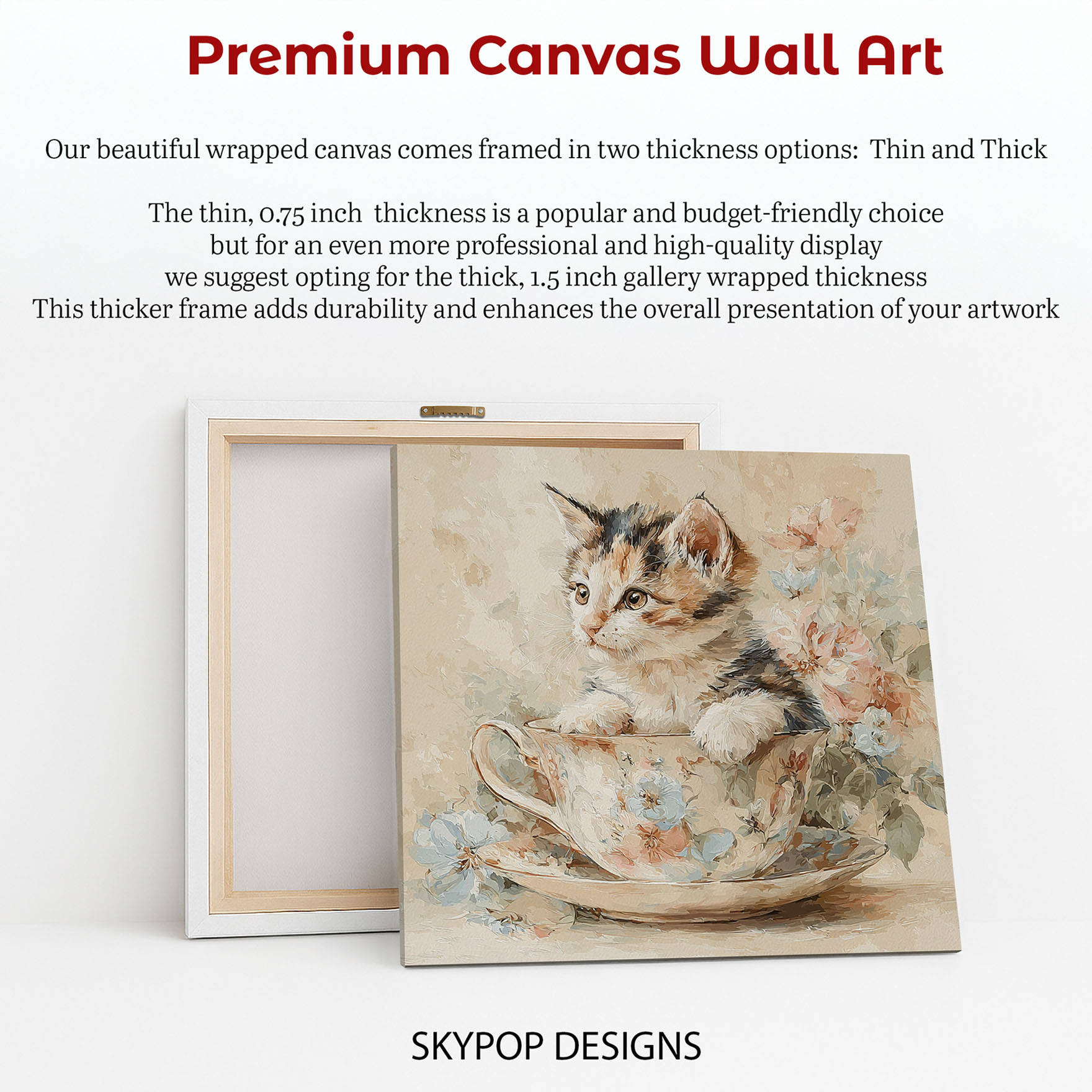 6.jpg Kitten in Teacup Art