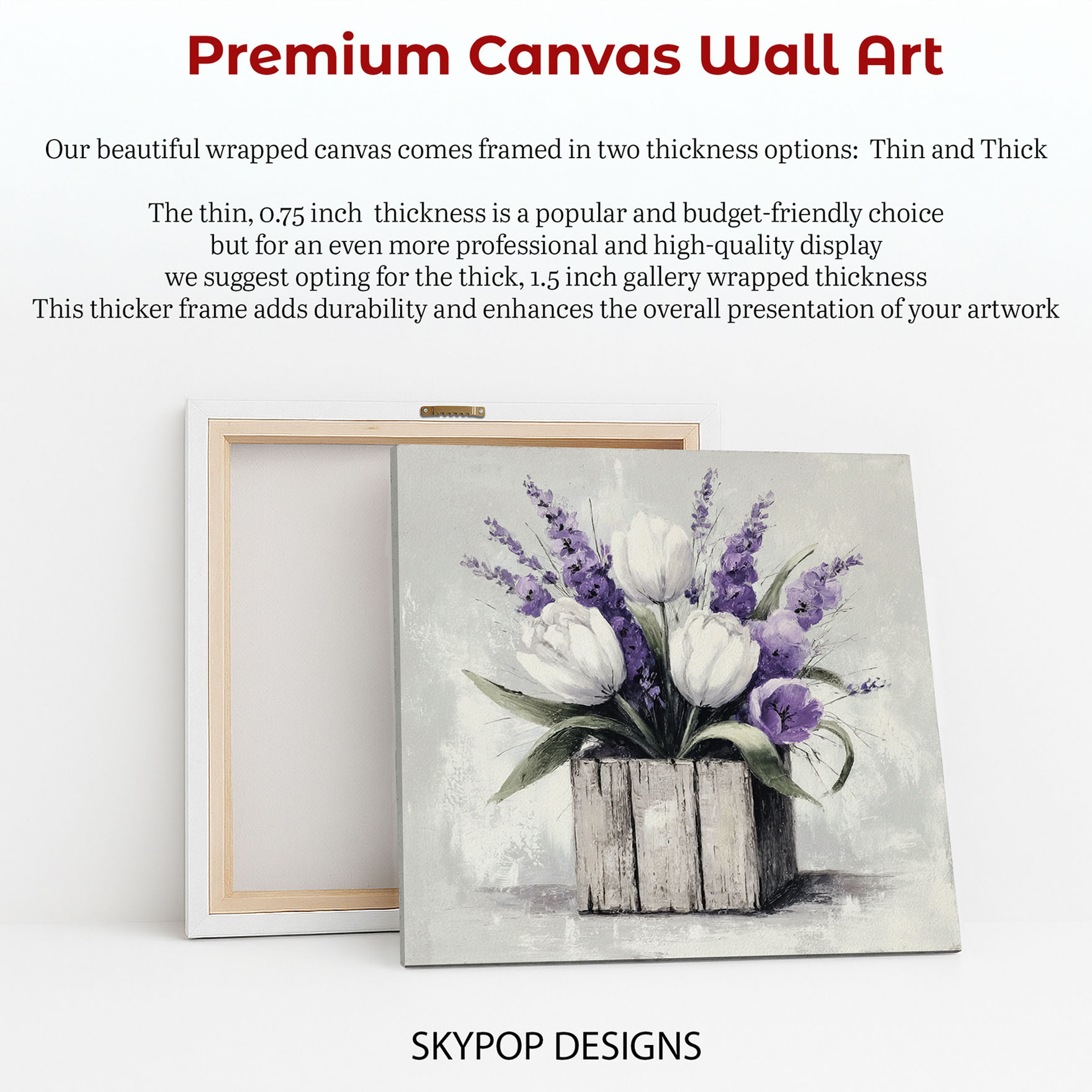 6.jpg Tulip Lavender Bouquet Art