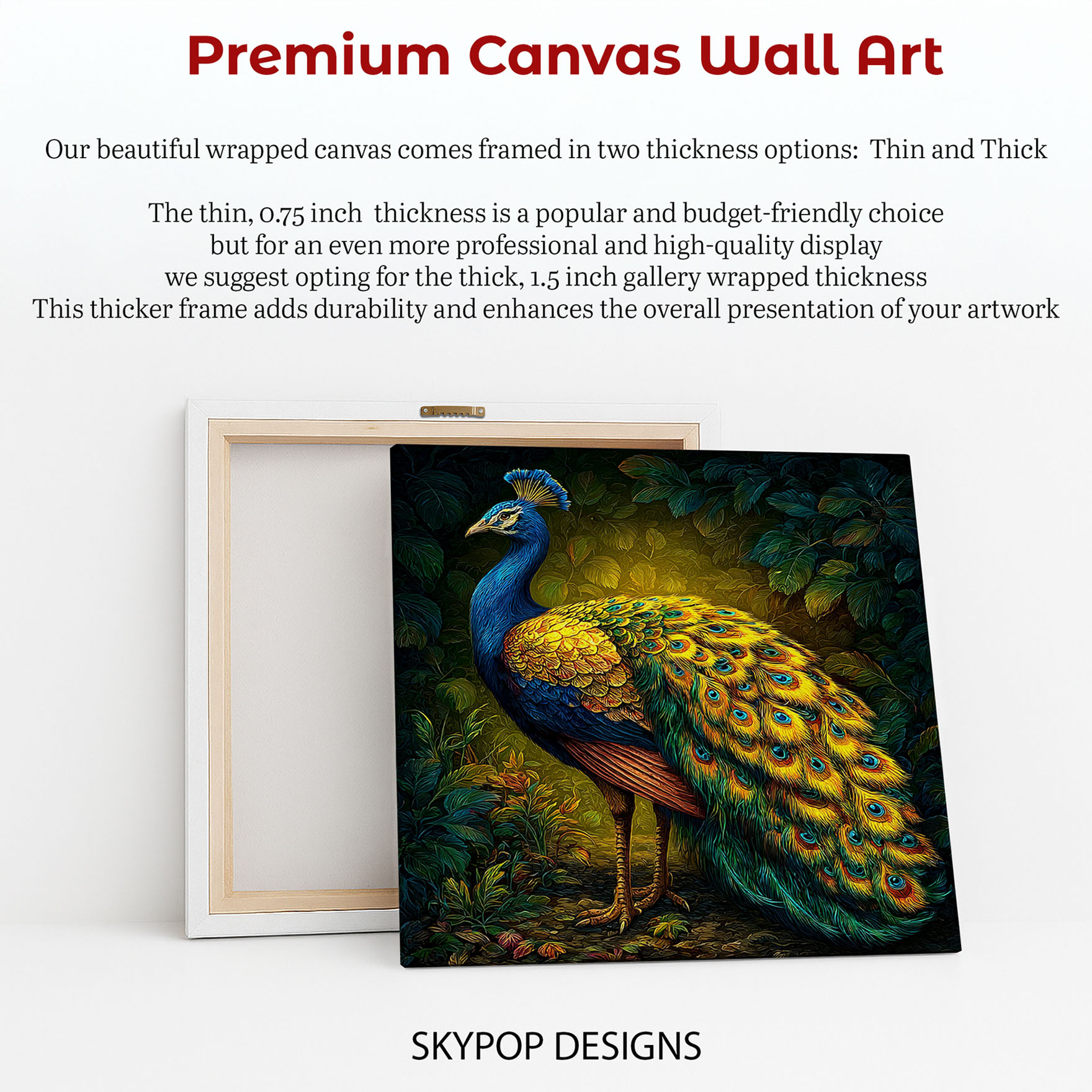 6.jpg Peacock Bird Art