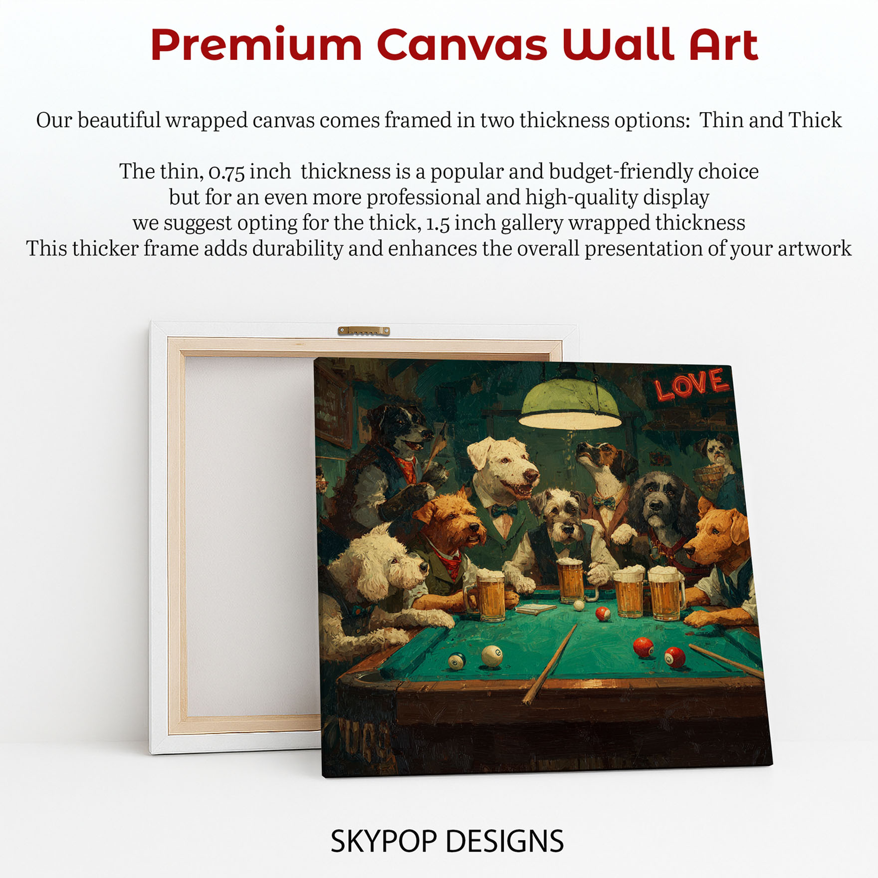 6.jpg Dog Playing Pool Art