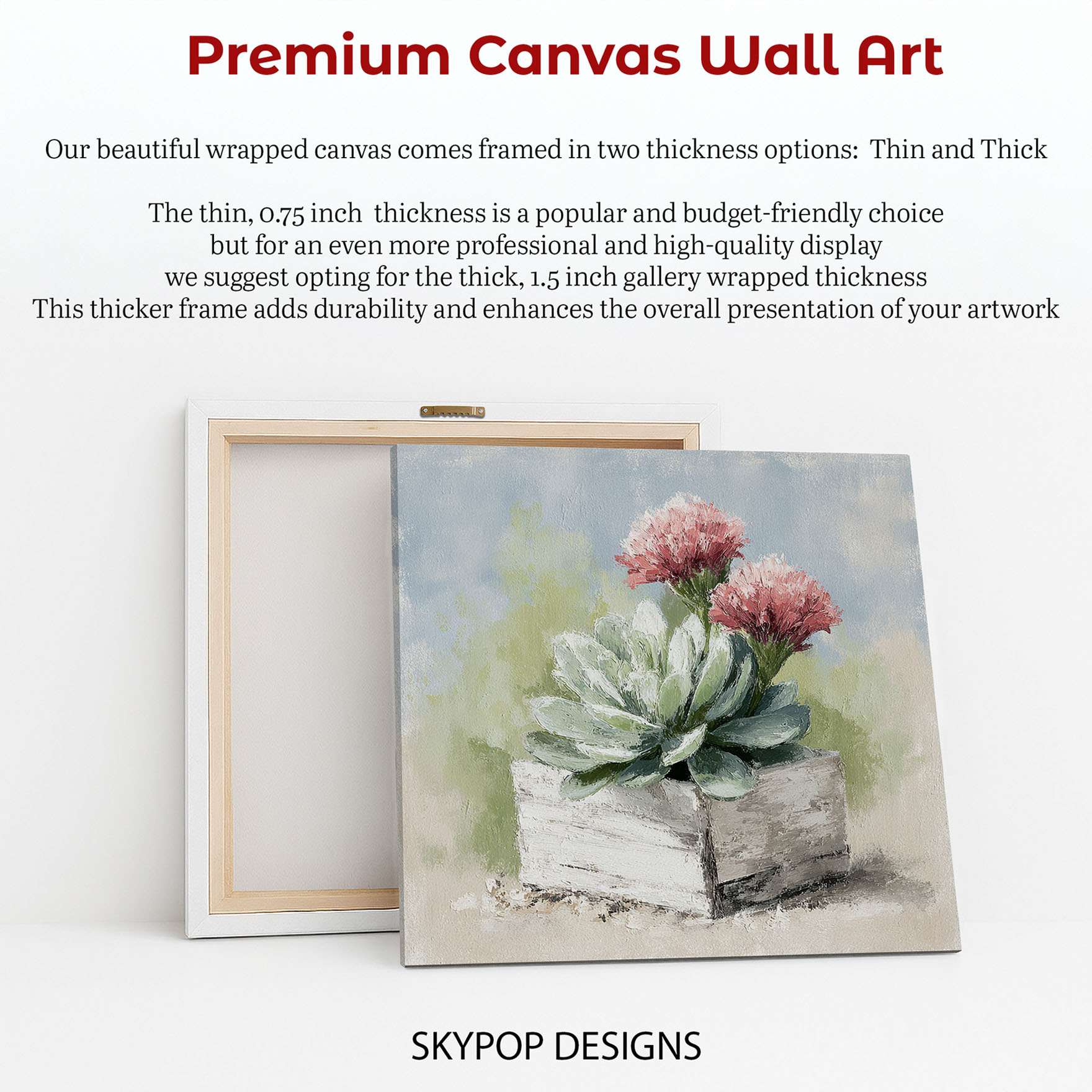 6.jpg Succulent and Pink Flower Pot Art