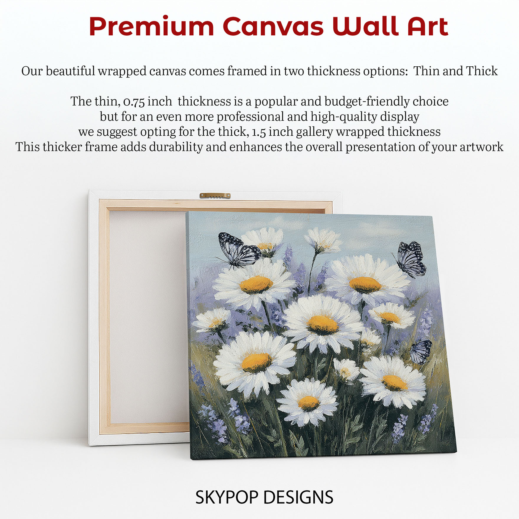 6.jpg Daisy Field Butterfly Art