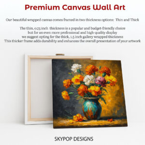 Marigold Bouquet Art