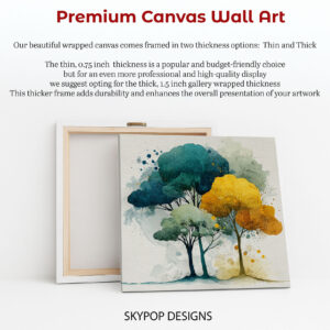 Abstract Tree Canopy Art