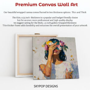 Floral Crown Woman Art