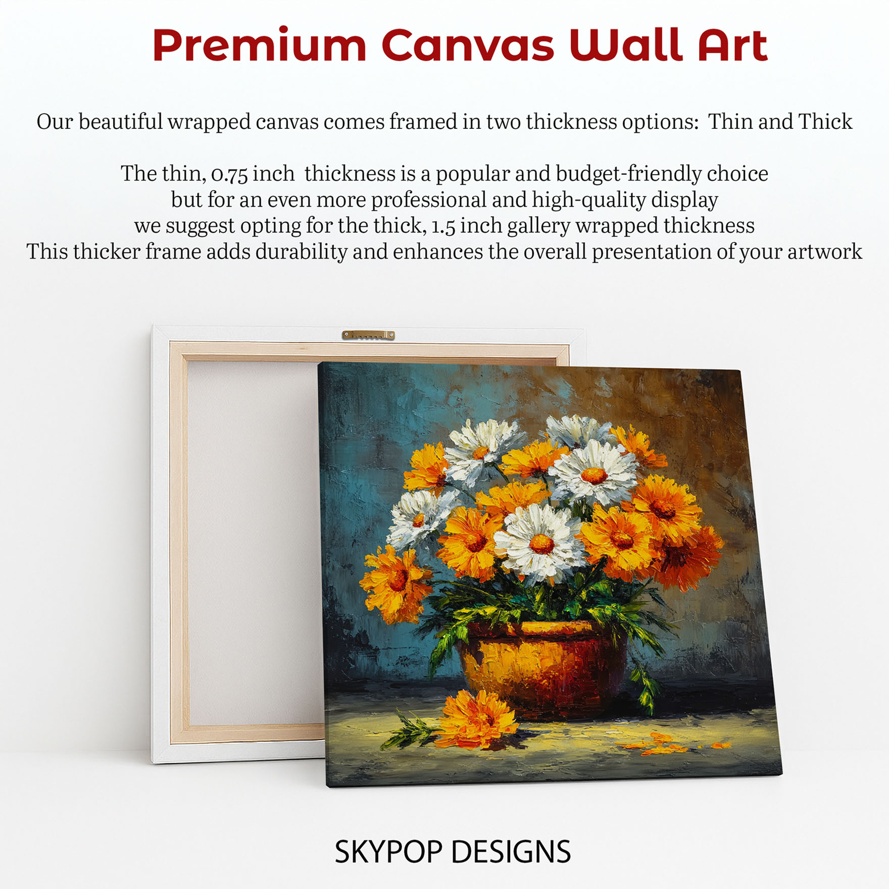 6.jpg Vibrant Daisy Bouquet Art