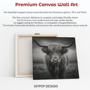 Highland Cow Art
