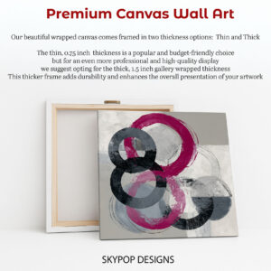 Abstract Circles Art