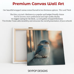 Little Blue Bird Art