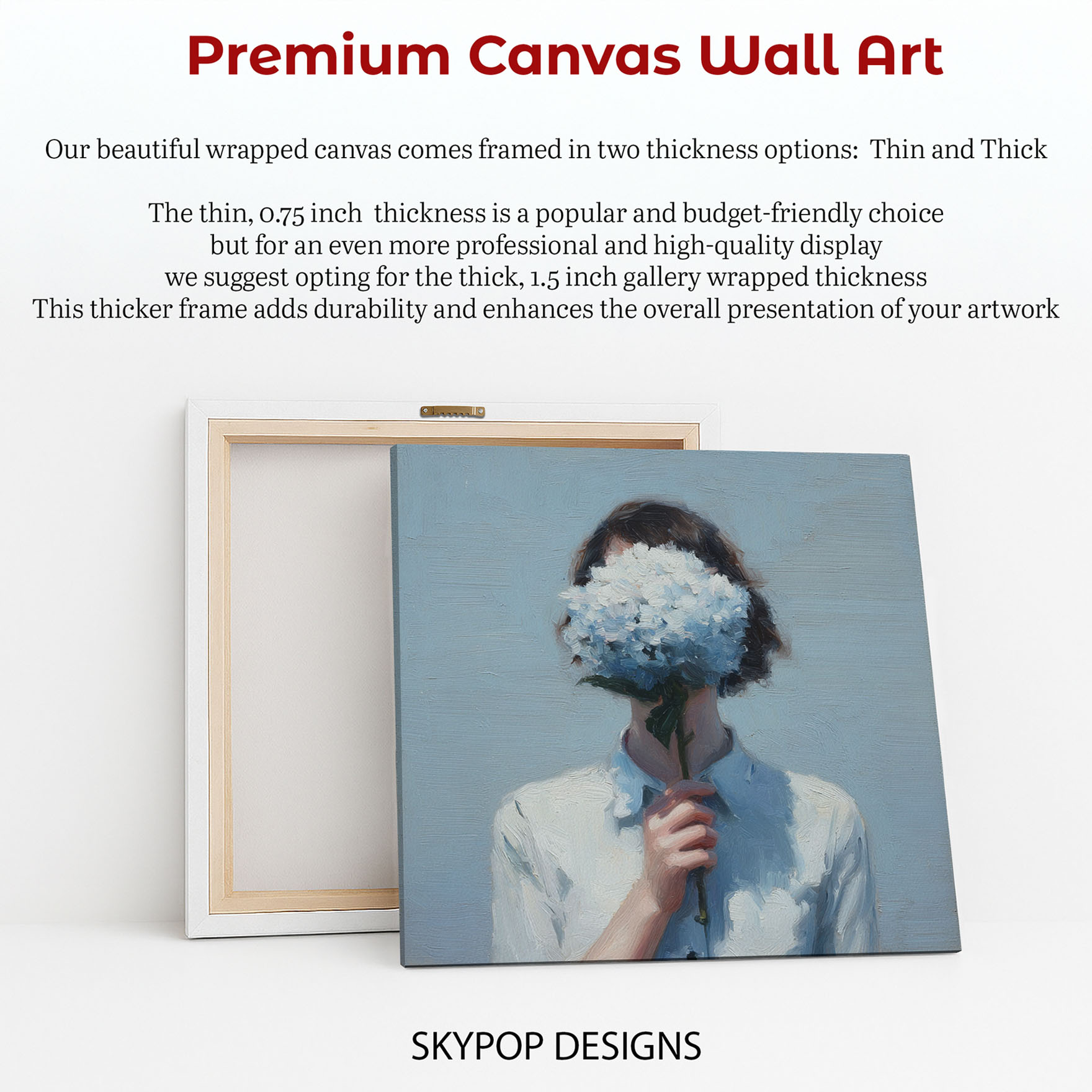 6.jpg Woman Holding Hydrangea Art