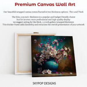 Cherry Blossom Vase Art