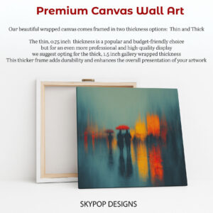 Rainy City Stroll Art