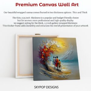 Family Bicycle Ride Art