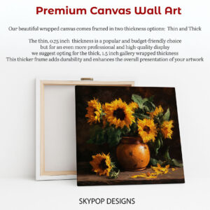 Sunflower Bouquet Art