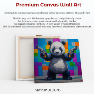 Panda Kung Fu Graffiti Art