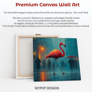 Flamingo City Strut Art