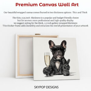 French Bulldog Cheers Art
