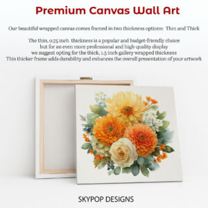 Autumn Bloom Bouquet Art