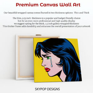 Crying Girl Pop Art