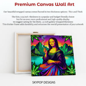 Mona Lisa Chill Vibes Art