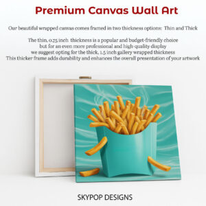 Golden Fries Perfection Art