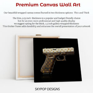 LV Glam Gun Art