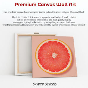 Grapefruit Slice Art