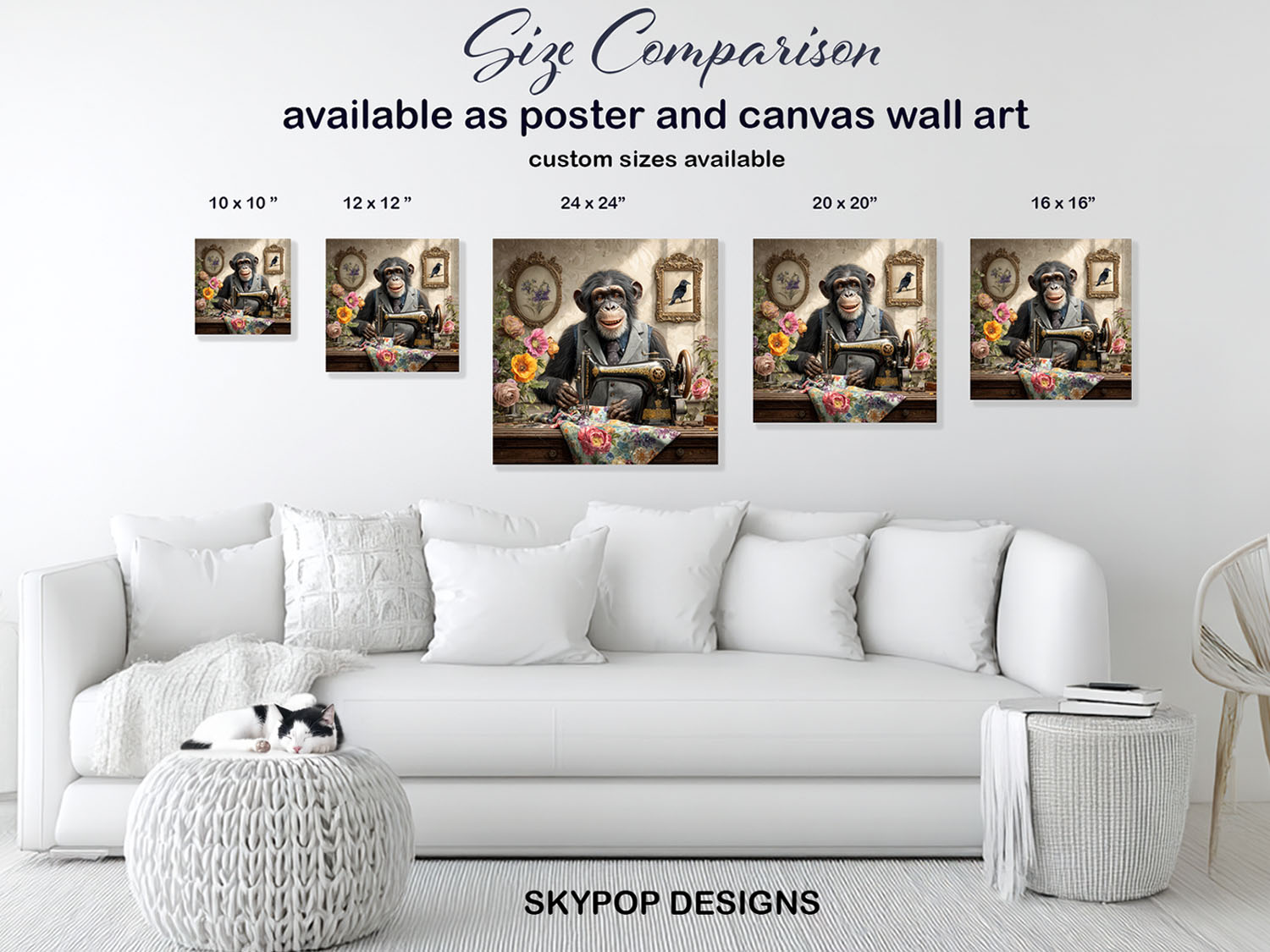 7.jpg Chimpanzee Tailor Art