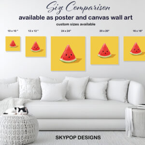 Watermelon Slice Art