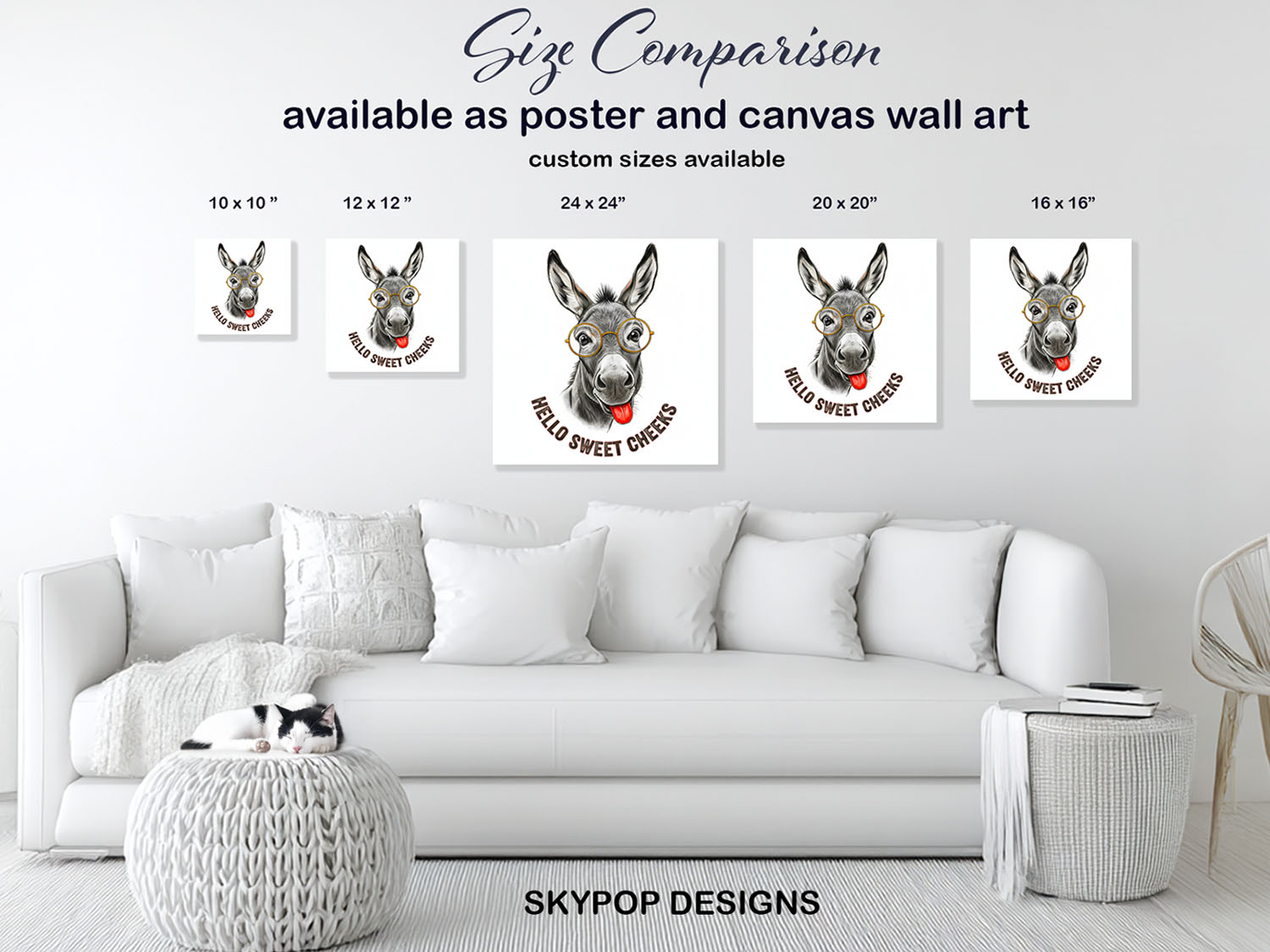 7.jpg Donkey with Glasses Art