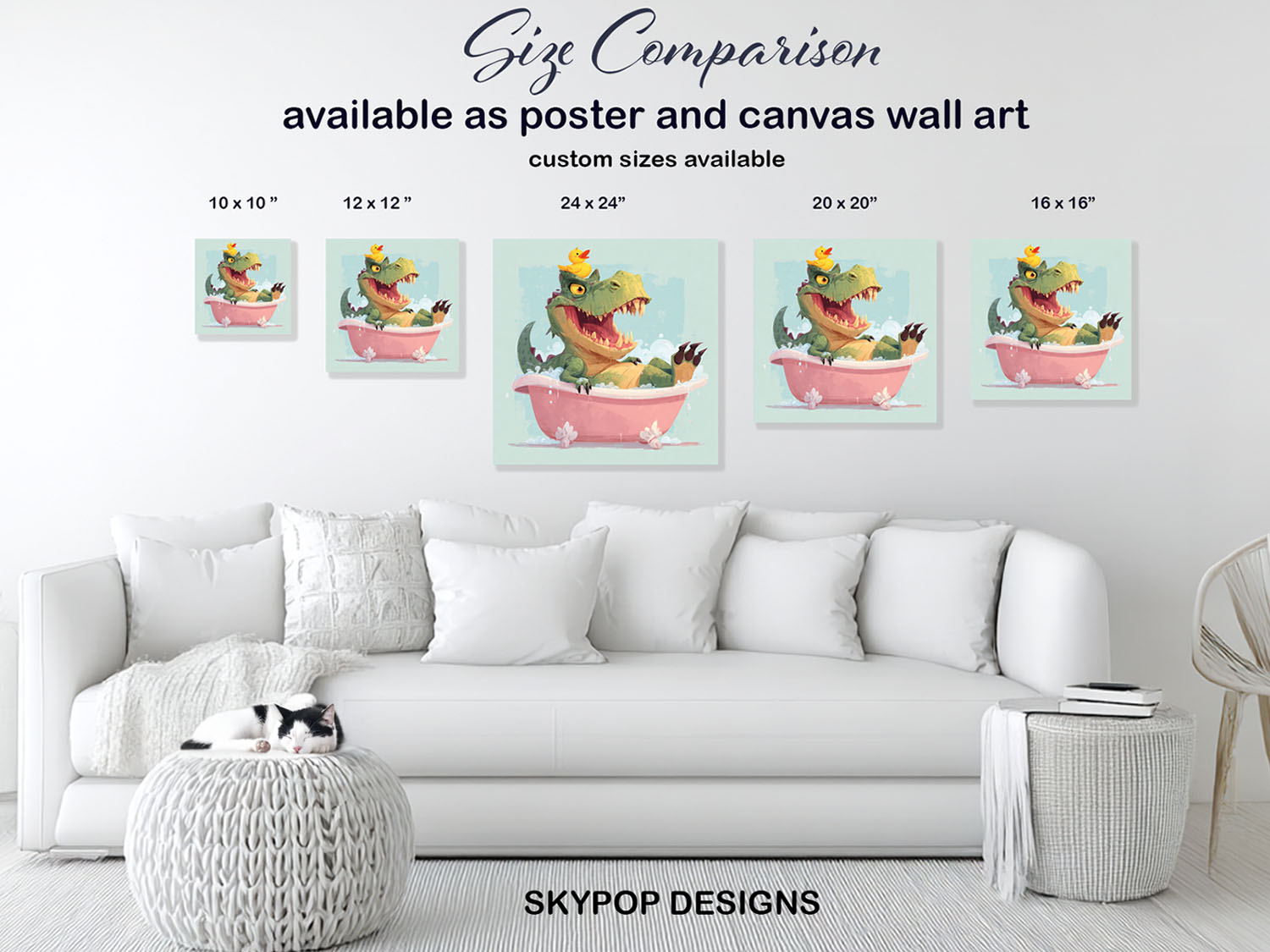 7.jpg Crocodile Bath Time Fun Art