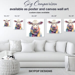 Highland Cow Art