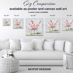 Cherry Blossom Vase Art