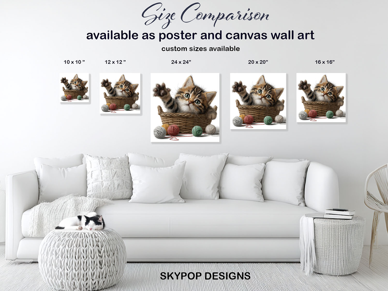 7.jpg Kitten in Basket Art