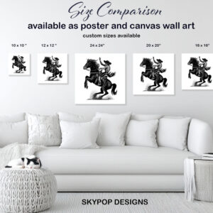 Cowboy Horse Art
