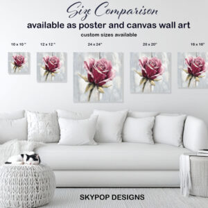 Rose Canvas Art