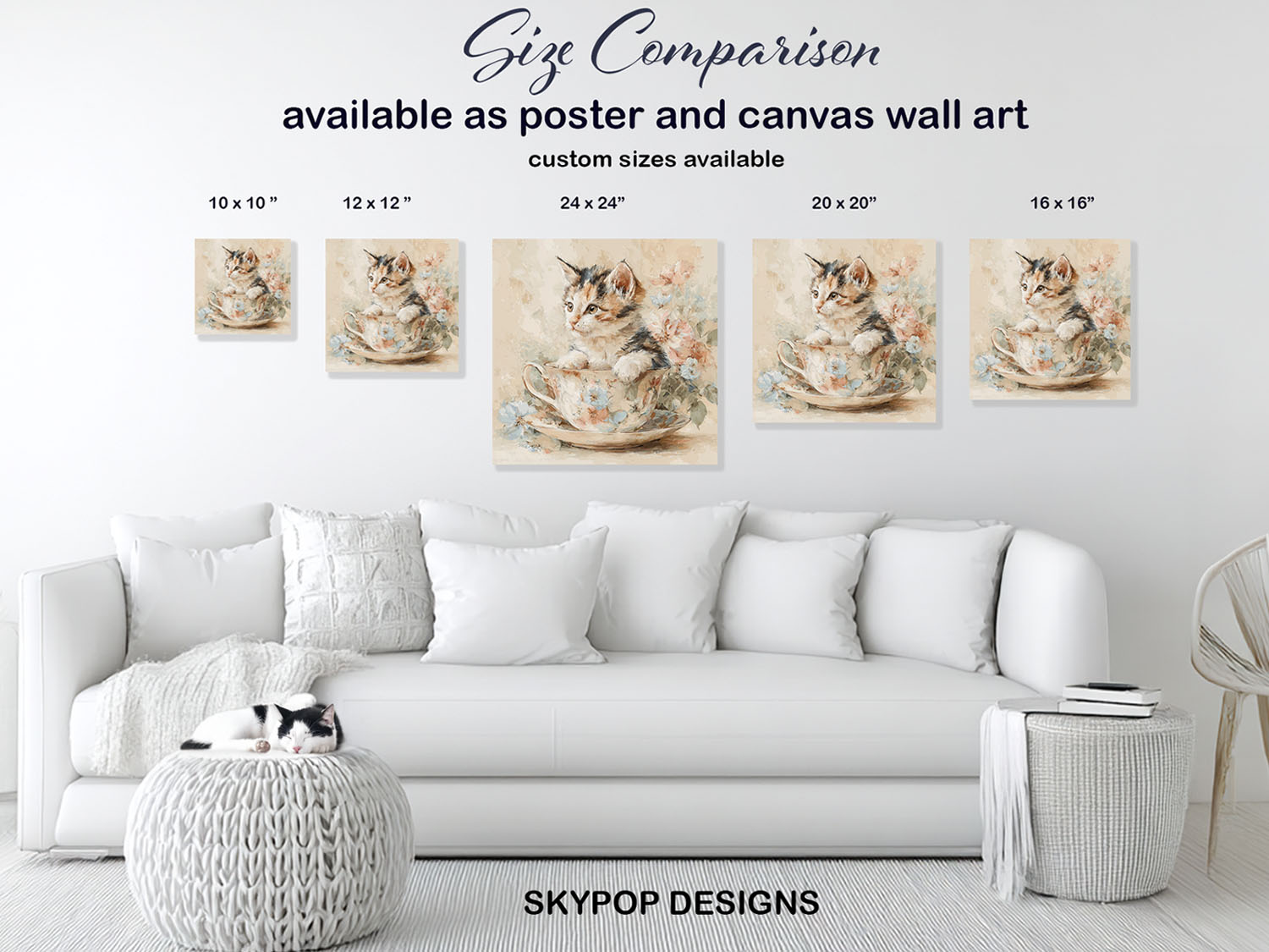 7.jpg Kitten in Teacup Art