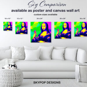 Mona Lisa Selfie Art