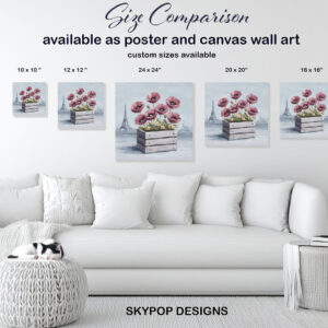 Parisian Poppies Art