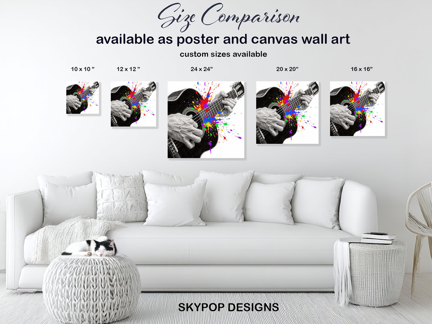 7.jpg Guitar Splash Music Art