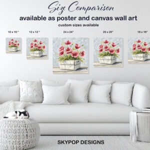 Pink Poppy Garden Box Art