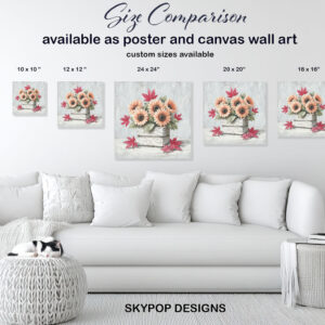 Sunflower Bouquet Art