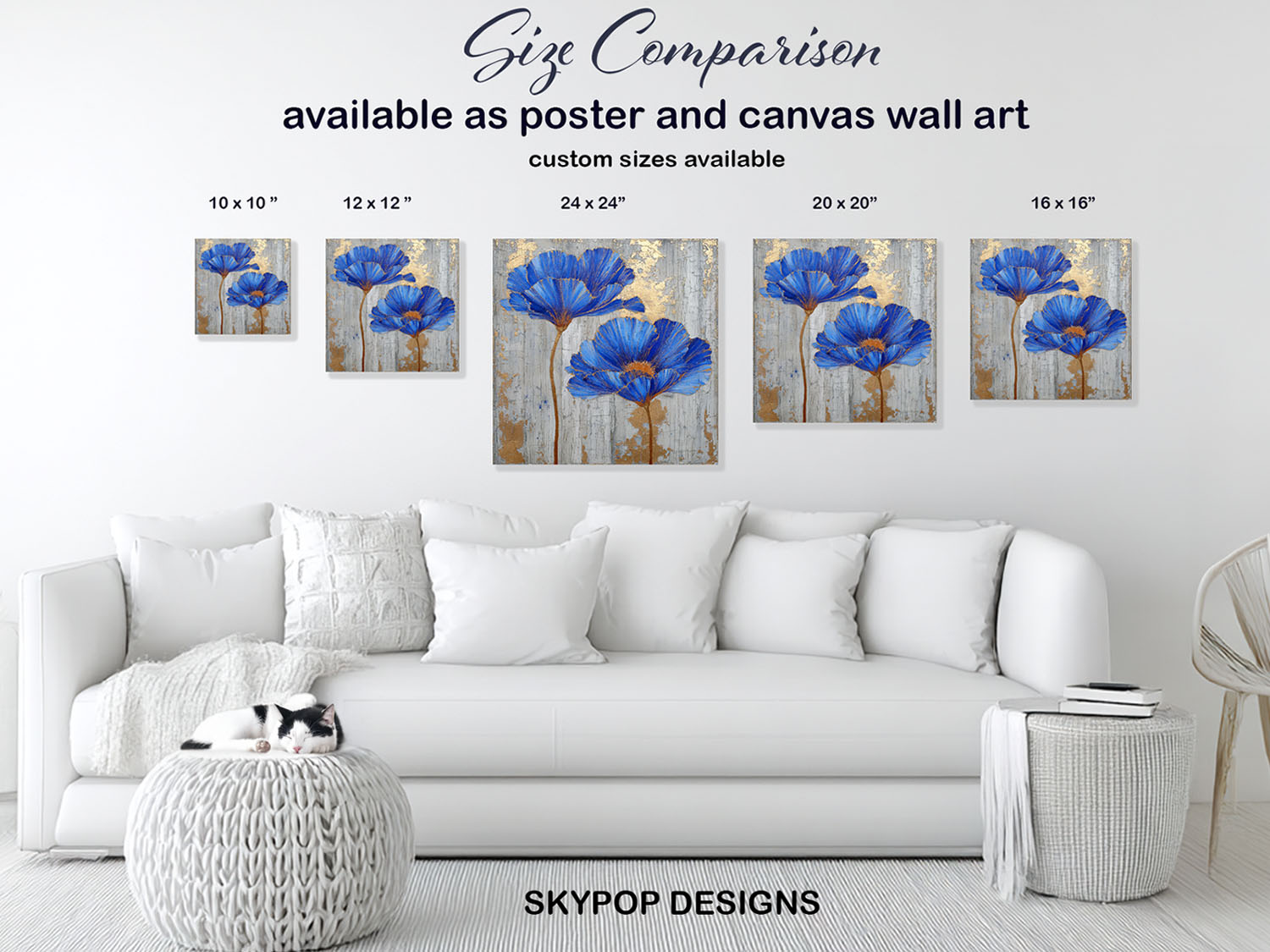 7.jpg Blue Poppy Bloom Art