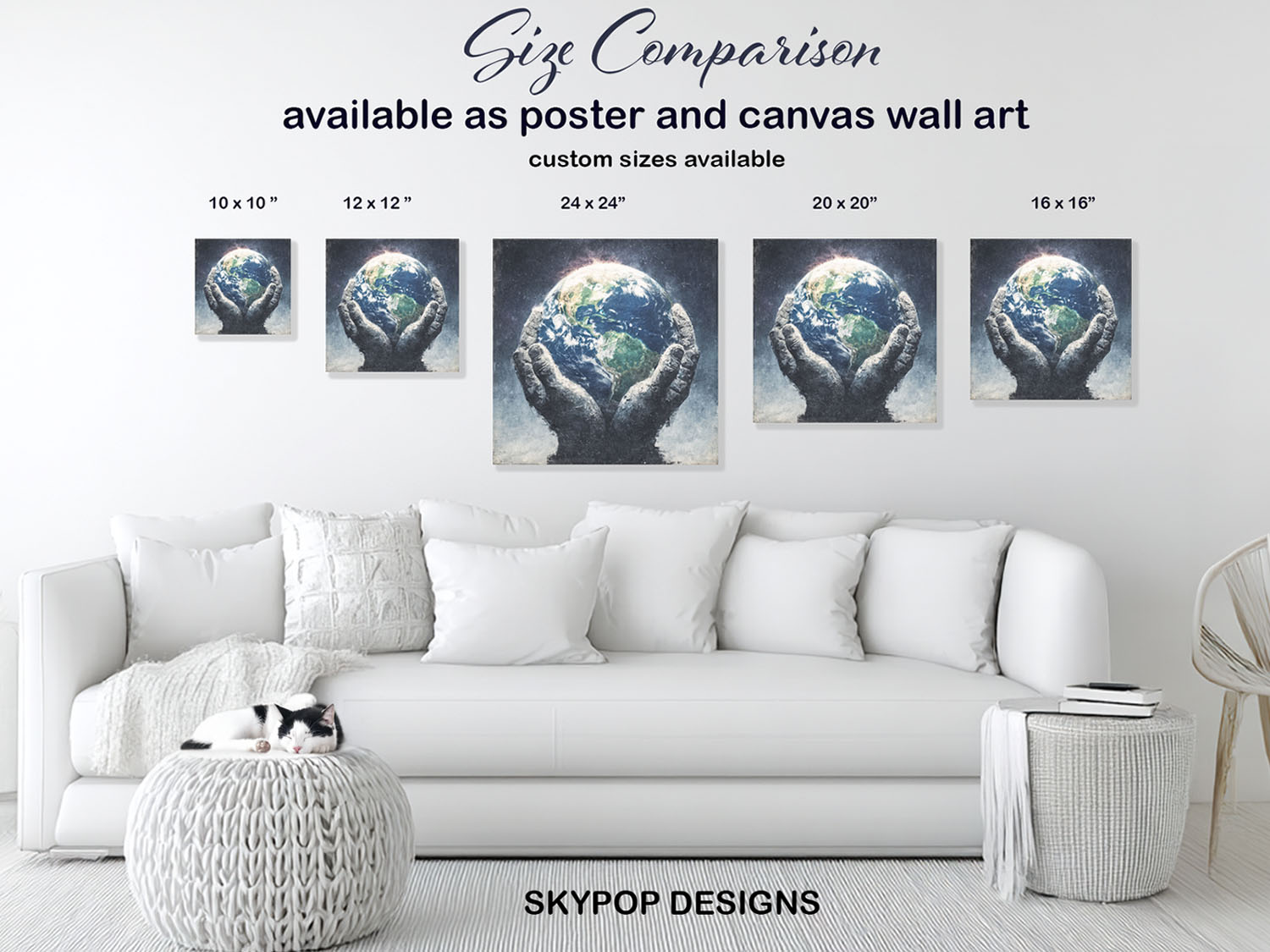 7.jpg Earth in Hands Wall Art